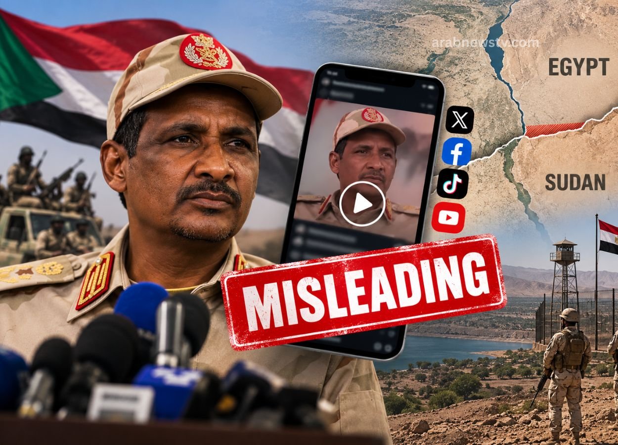 Resurfaced Video of RSF Leader Hemedti Misleadingly Linked to Border Tension with Egypt
