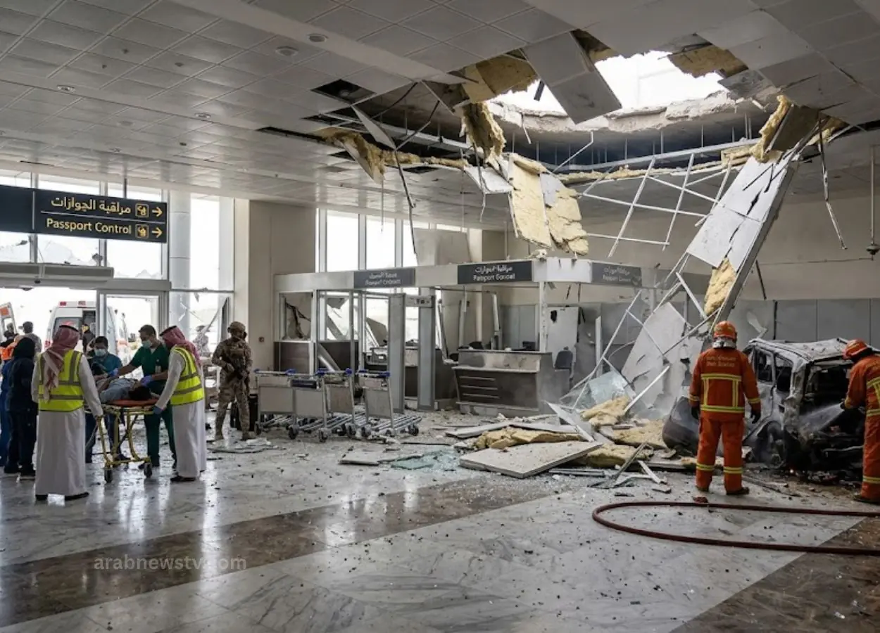 Arab League and Regional Bodies Denounce Houthi Strikes on Saudi Airports After Three Killed and 36 Injured